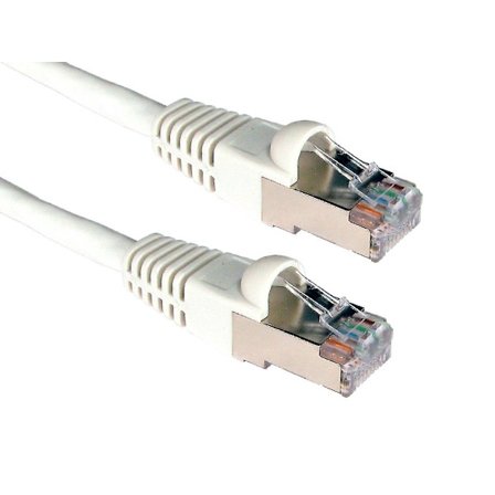 1m Cat6a *600mhz* Nätverkskabel Vit - Professionell Standard Ethernet-kabel - Lszh - Sstp - Ftp - 10gbase-t (10 Gigabit-stöd) -
