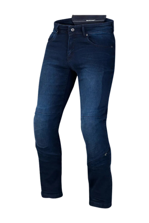 Jeans Moto Macna Stone Slavati Blu opaco 30
