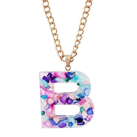 Utsökt vänskap A-Ö Halsband Bokstav Alfabet Magic Färgglada Smycken Barn/Barn Söt