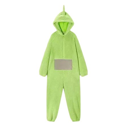 Unisex Teletubbies Kostume Disi Onesies Lala Cosplay Pyjamas Jumpsuit