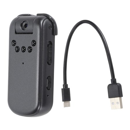 WiFi bærbar kamera 1080P nattsyn bevegelsesdeteksjon bærbar bakklips videoopptaker for rettshåndhevelse sport 32GB