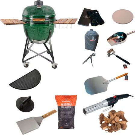Kamado sumo stora grillpaket, grön kolgrill | Utematlagning > Grillar > Kamadogrillar | Bagaren och Kocken