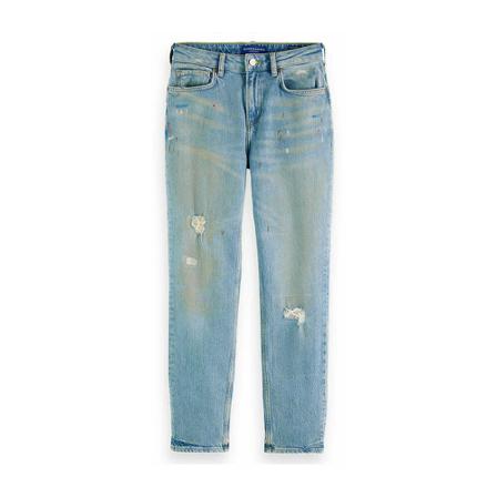 Scotch & Soda Jeans , Blauw , Dames , Maat: W28 L30