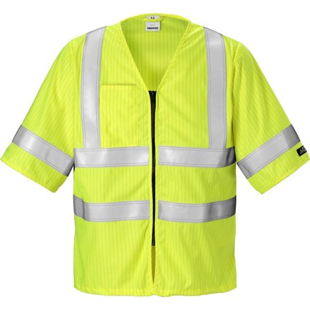 FRISTADS Flamskyddad Väst 5023 Kl3 Gul L/XL - Lyreco - Arbetskläder - Arbetsvästar - Flamskyddsväst