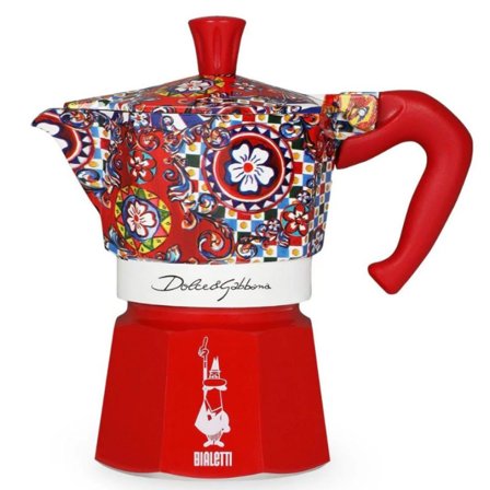 Bialetti D&G Moka Express mokabryggare 3 koppar | Kaffe > Mokabryggare | Bagaren och Kocken