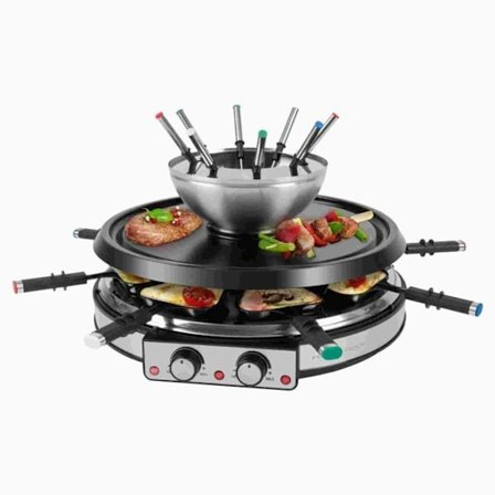 Raclette och fondue set 8 personer Proficook PC-RG/FD1245