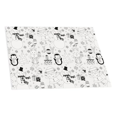 Julduk i färgpapper 100 x 150 cm
