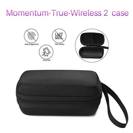 Hård bärväska för Momentum True Wireless 2 Bluetooth-hörlurar