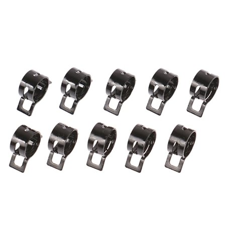 10st Slangklämmor Bränsle Slang Ledning Vatten Rör Klämma Luftslang Snabb
