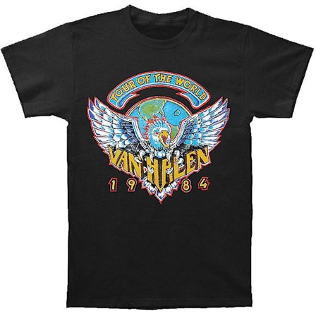 Van Halen Tour Of World 1984 T-shirt