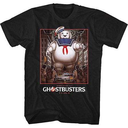 Stay Puft Marshmallow Man vs Ghostbusters T-shirt