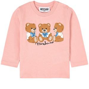 Moschino Branded Graphic T-shirt Sugar Rose - Tops - 6-9 months - Pink