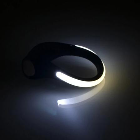 2/4/10-pack Mini Skosklädda Ljus Nattlöpning Cykling Säkerhetsvarning LED Luminous Starkt Ljus Utomhus Sportvarningslampa white