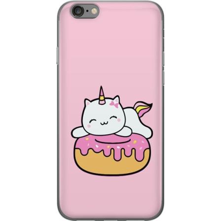 Apple iPhone 6 Läpinäkyvä kuori Donut unikorni