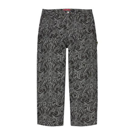 Supreme, Cropped Trousers Czarny, Mężczyzna, Rozmiar: W36