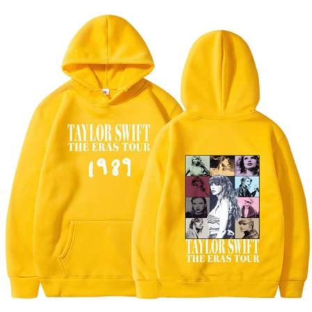 Tylor Ers r 0 Ccert r Crewc Taylor Swift 1989 hættetrøje til mænd og kvinder yellow S