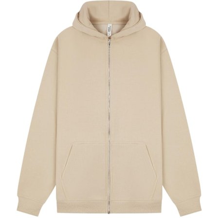 Casual Classics Unisex Vuxen Premium Boxig Oversized Full Zip Hoodie