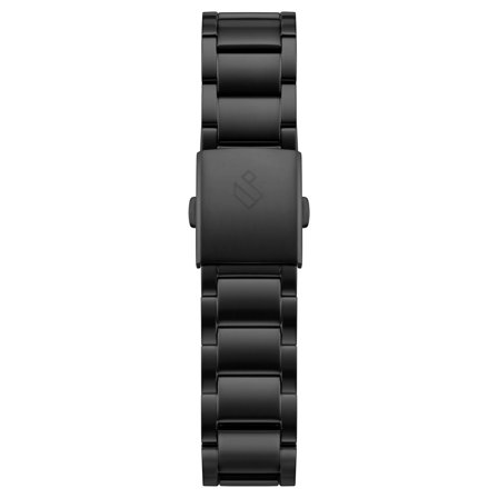 Yves | Correa para reloj de acero inoxidable negra para hombres - Correas para relojes