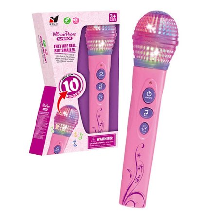 Barnevennlig pedagogisk tidlig utdanning musikkmikrofon, studentforestilling leketøy undervisningshjelpemidler med stativ