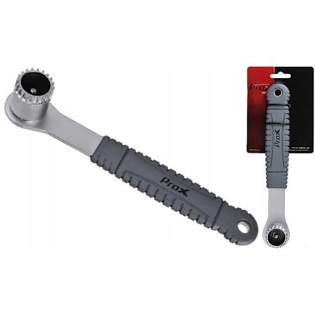 PROX Professionel Krankboksnøgle med Ergonomisk Håndtag og Stift - Kompatibel med Shimano