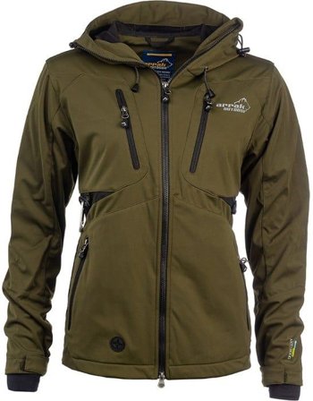 Arrak Outdoor Arrak Akka -naisten softshelltakki, Olive