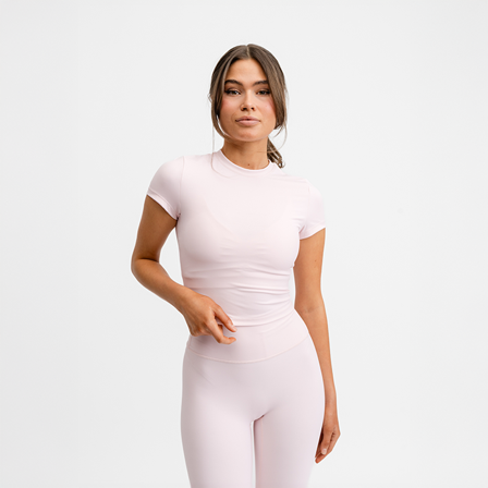 Drop of Mindfulness Butter Soft T-shirt Rosa