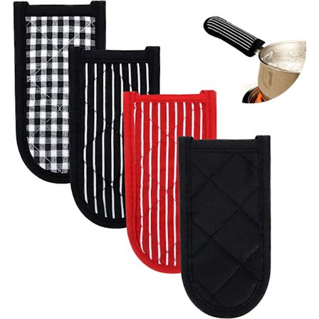 4-delt varme håndtag beslag, grydehåndtag handske rør, varmebestandigt