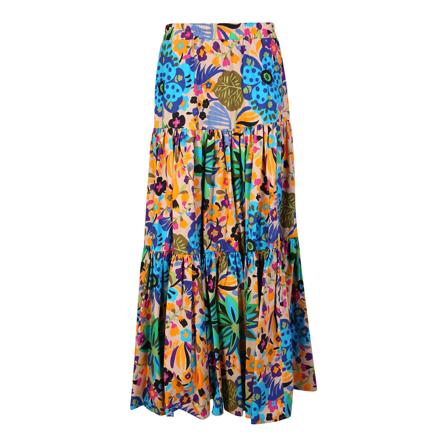 La DoubleJ Midi Skirts Blå, Dame