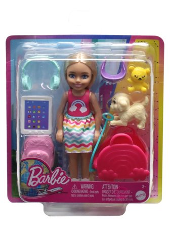 Barbie , travel chelsea pieces