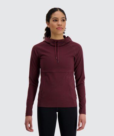 Women's Training Hoodie | Gymnation wine red / S