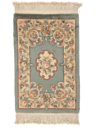 China 90 Line Rug 60X90 Orange/Brown Wool, China