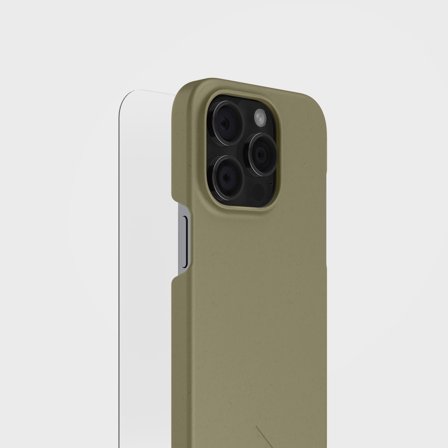 Grass Green Phone Case & Screen Protection Bundle | agood, iPhone 13 Pro Max