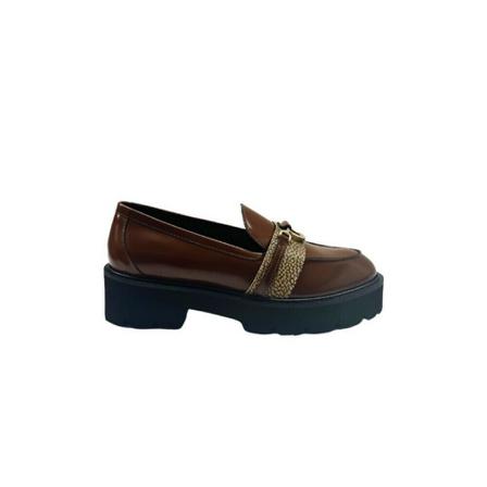 Borbonese Loafers Brun, Dame, Størrelse: 38 EU