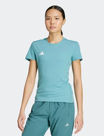 adidas Performance Adizero E Tee - Blue - XS