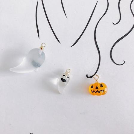 Halloween DIY Mini Multi Resin Ørepynt Gresskar Spøkelse Smykkeverktøy - 20 stk Stereo Charm Festforsyninger Gaver