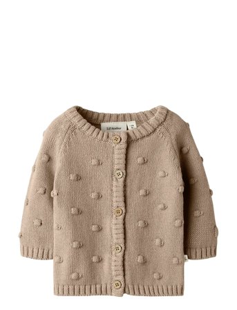 Nbngable Ls Knit Card Lil Brown Lil'Atelier