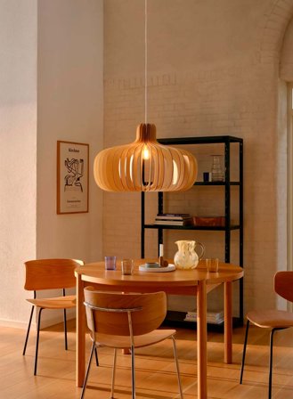 Hazo taklampe Ø65 - natur