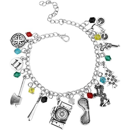 Sølv Comelyjewel Stranger Things Charm Armbånd Smykker Mercha