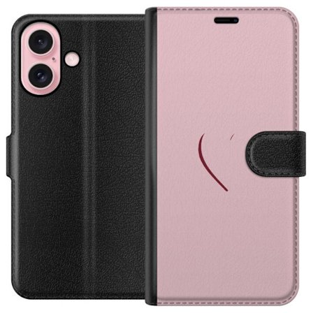 Yhteensopiva Lompakkokotelo Apple Apple iPhone 16 SoftPinkLove