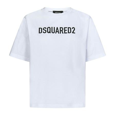 Dsquared2, T-Shirts Wit, Dames, Maat:M