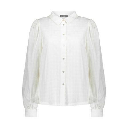 Geisha Blouse , Wit , Dames , Maat: L