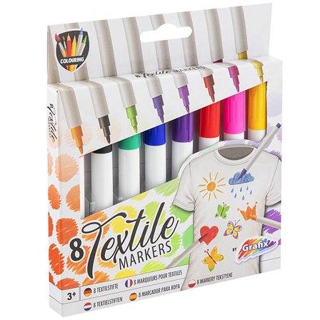 Textile Markers 8-set