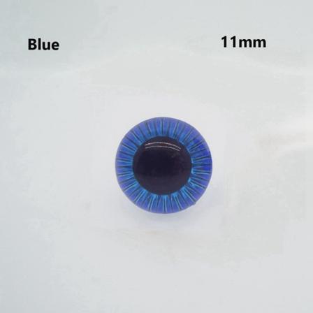 10st/5 Par Plastic Eyes Eyeball Blå 11mm