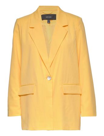 Vmtiara Ls Blazer Tlr Blazers Single Breasted Blazers Orange Vero Moda