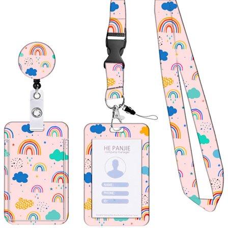 Rosa nøglering med roterende hummerkrog, julepynt med reb