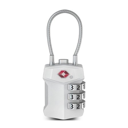 TSA Tollkodelås Bagasje Passordlås SØLV