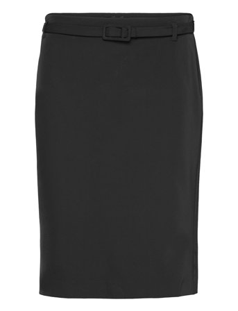 Pencil Belt Skirt Black Mango