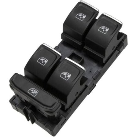 Ulisem Vindueskontakt Golf Mk7, KASturbo Vinduesløfterknap Kompatibel med Passat Touran Tiguan Arteon Karoq Kodiq Leon 5G0959857.ca