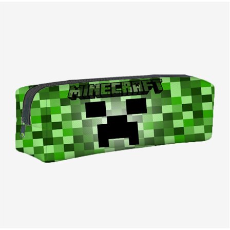 Nya Minecraft speltillbehör student skolväska stor kapacitet student dragkedja pennfodral mönster-FF1- mönster{AZC}
