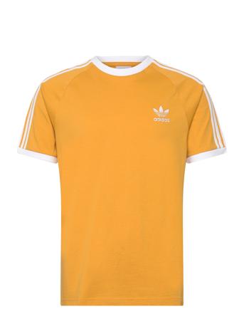Adicolor Classics 3-Stripes T-Shirt Sport Men Men Sports Clothes Sport Tops Sport T-Skjorte Yellow Adidas Originals